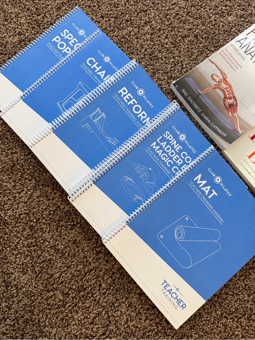 Club Pilates teacher training manuals